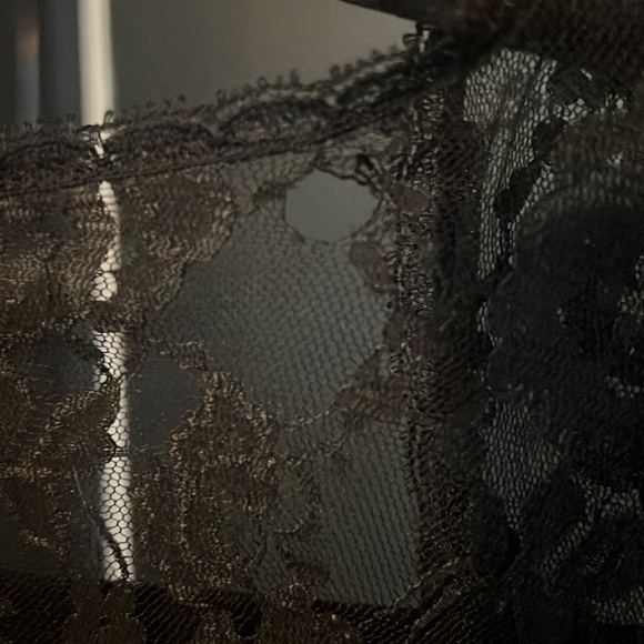 Vintage Black Lace Maxi Duster - Picture 5 of 5